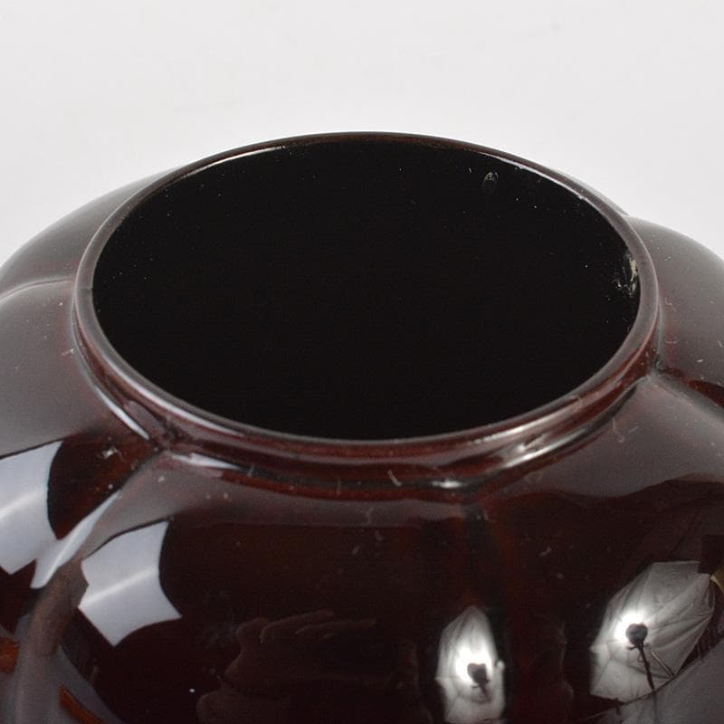 茶道具 山中塗 中村宗悦作 如心斎好写 阿吉陀茶入 共箱 V 6451 - メルカリ