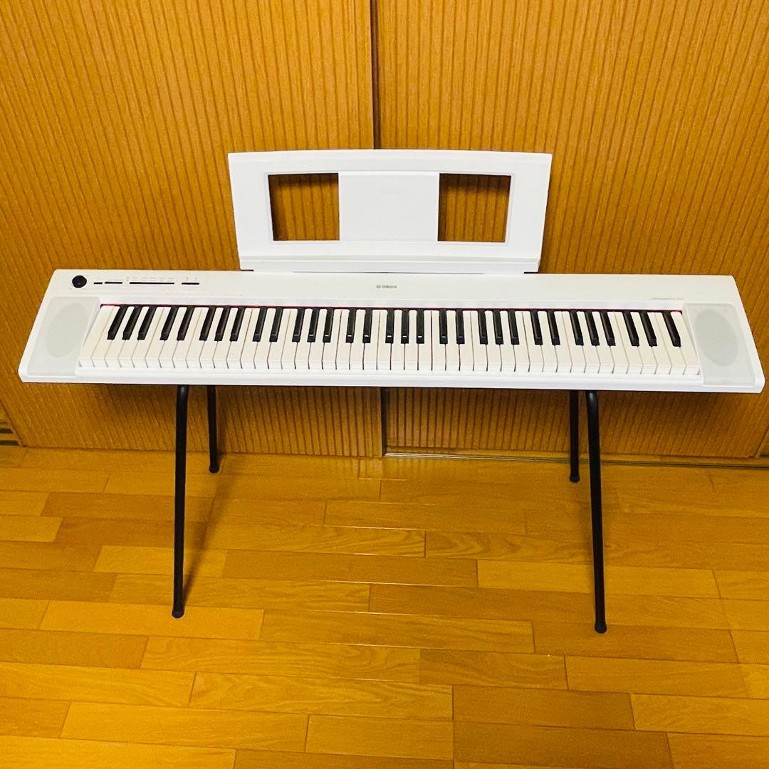極美品】ヤマハ piaggero NP-32 電子キーボード 76鍵スタンド付 - メルカリ
