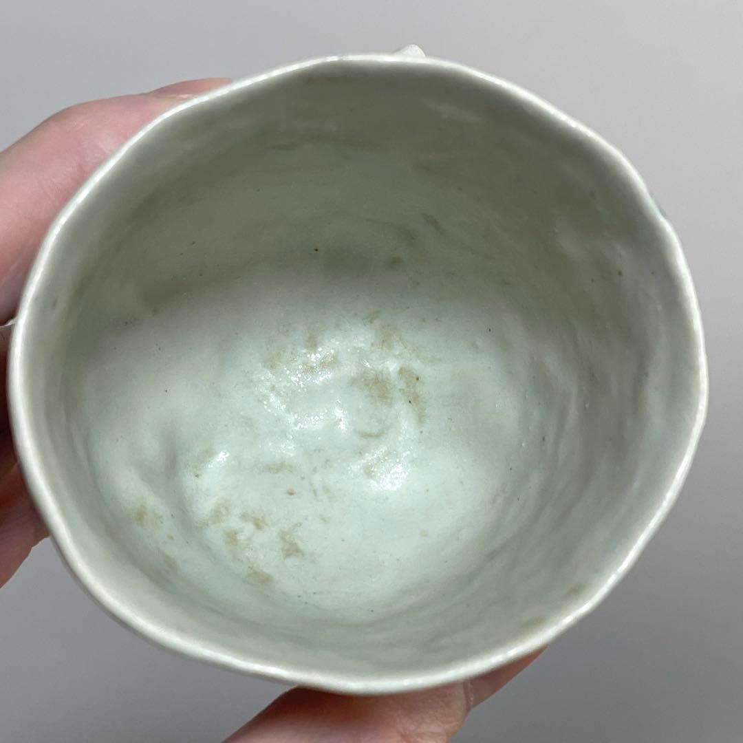 九谷焼 北井真衣 うさぎ高台カップ アリス ゴブレット ワイングラス