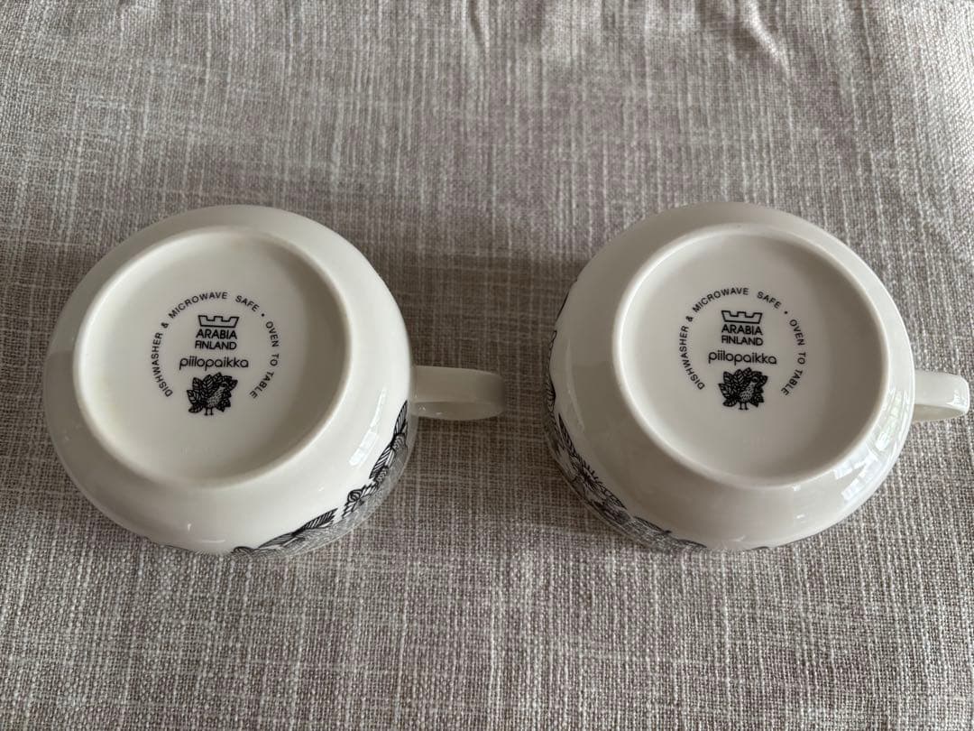 アラビア pillopaikkaスープカップ300ml 2個