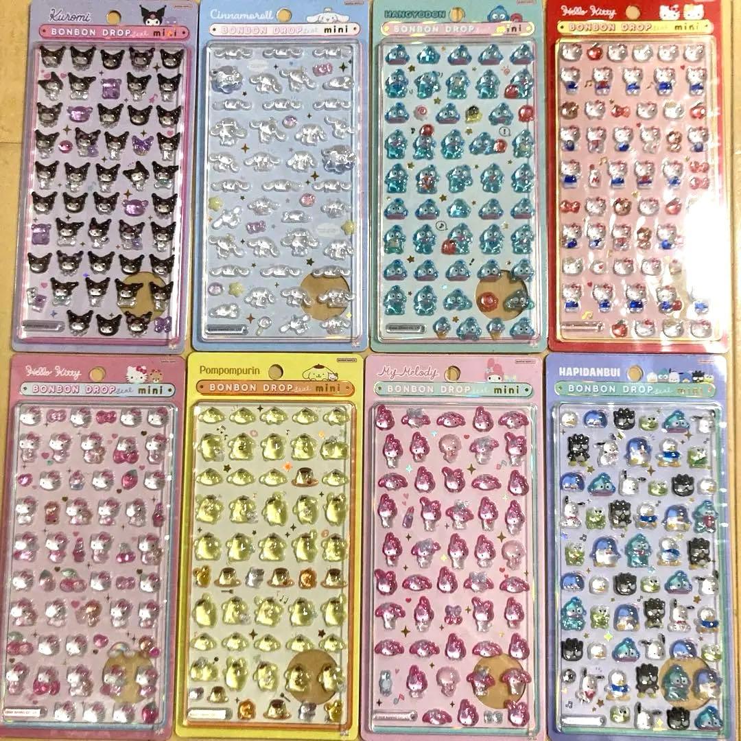 サンリオ ボンボンドロップシール　ミニ　8種セット 楽天市場】サンリオキャラクターズ ボンボンドロップシール ミニ 8柄