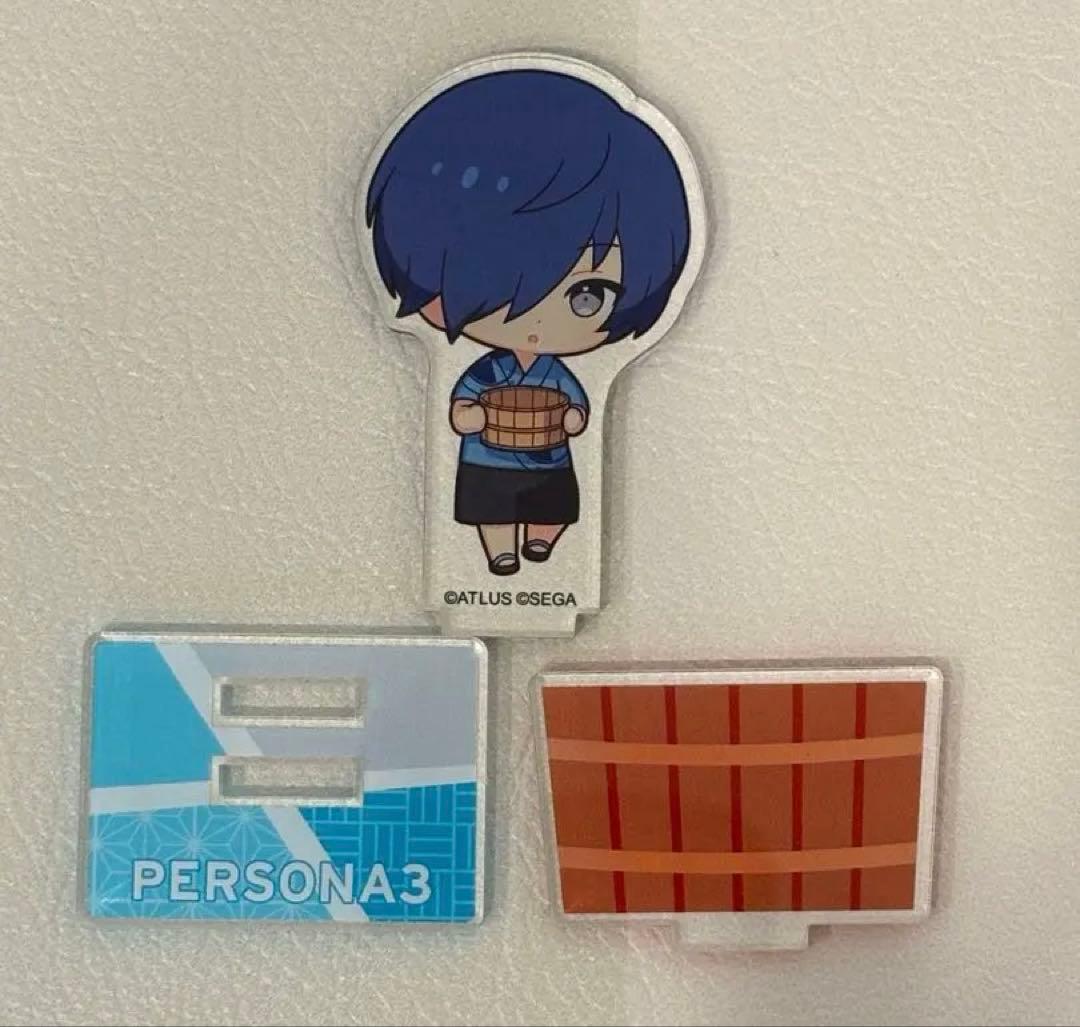 ペルソナ25周年 極楽湯 アクスタ 男主人公 ペルソナ3 - メルカリ