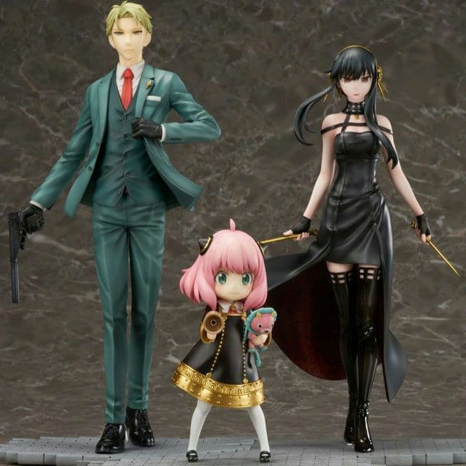 SPYFAMILY 1/7スケールフィギュア 3体セット TVアニメ「SPY×FAMILY」よりフォージャー一家のフィギュアが勢ぞろい