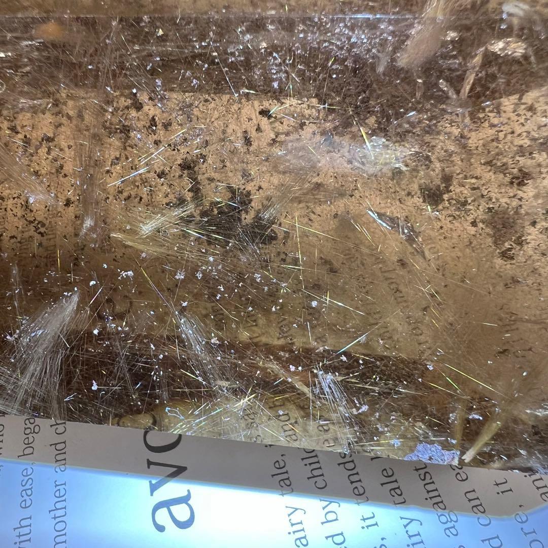 新春特別限定特価‼️☆極大サイズ☆極品美宝☆ゴールドタイチンルチル 六角柱 天然石