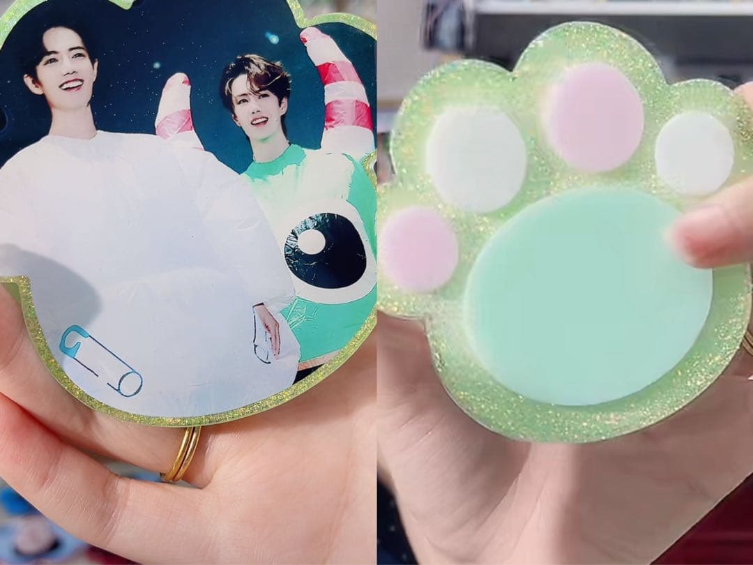 王一博 肖戦 博君一肖 レジン 肉球 コースター0702 - メルカリ