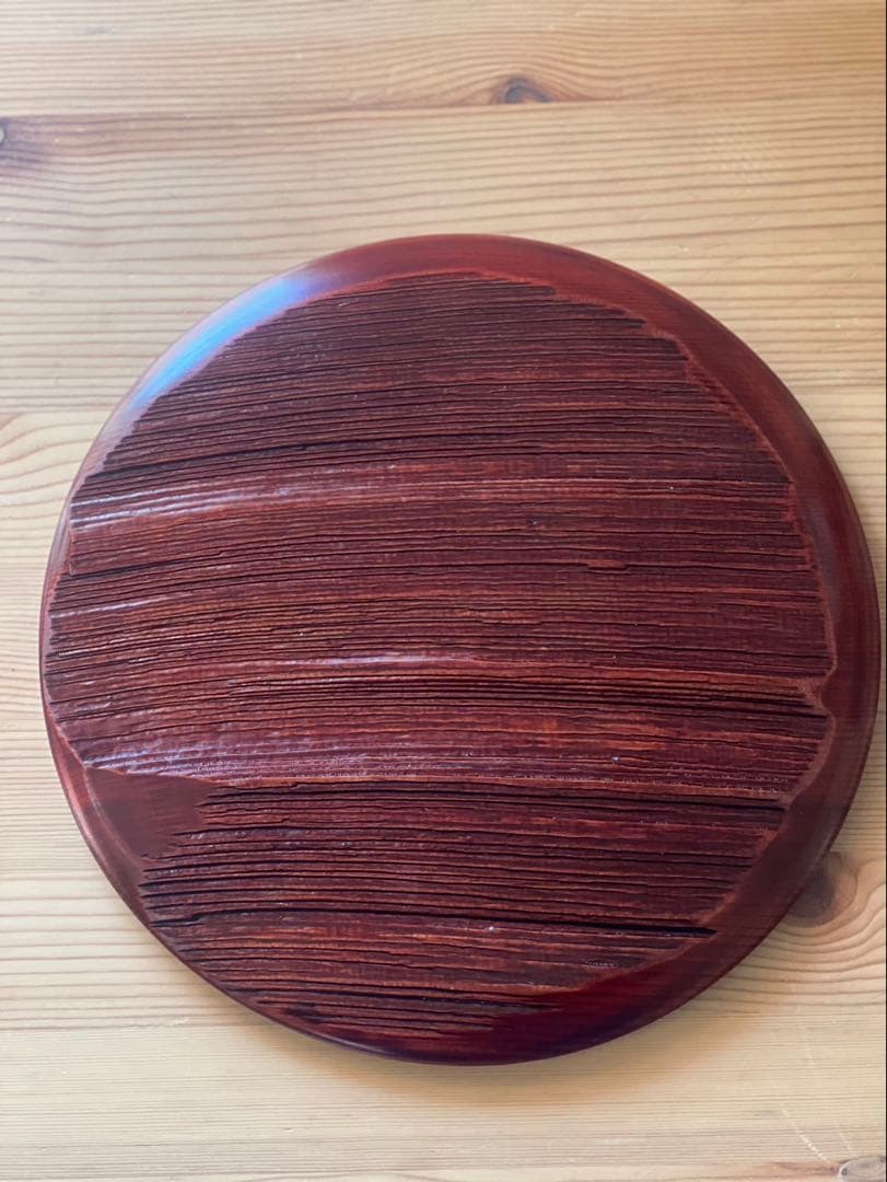 柴田慶信商店 秋田杉 曲げわっぱ シバキ塗り 八寸 二段重 弁当箱