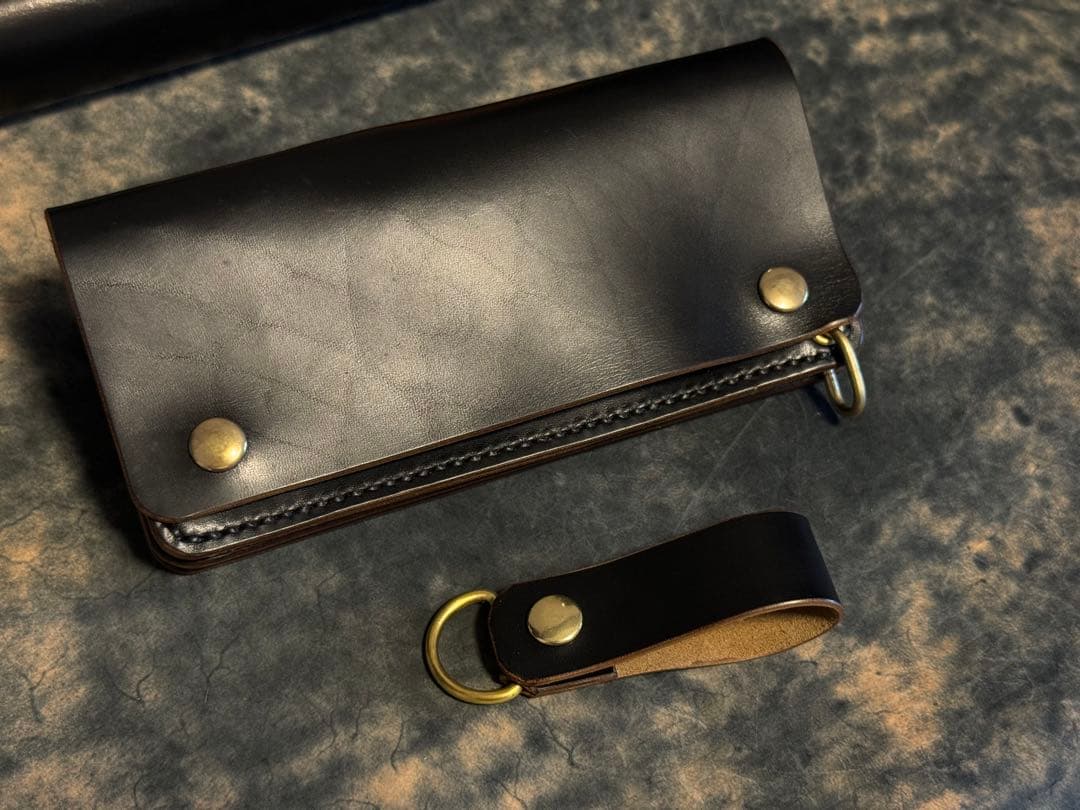 MARYAM社ホースバット(茶芯)トラッカーウォレットTYPE03＋キーホルダー