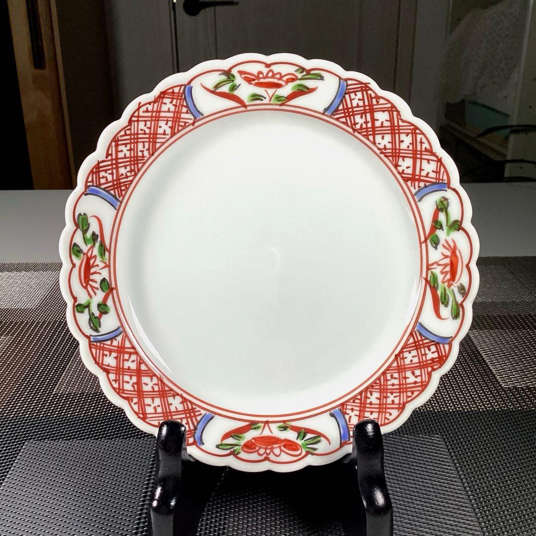 『フォロうー特価』　賞美堂　× 観山　赤須　脚付　大皿　取皿　5枚