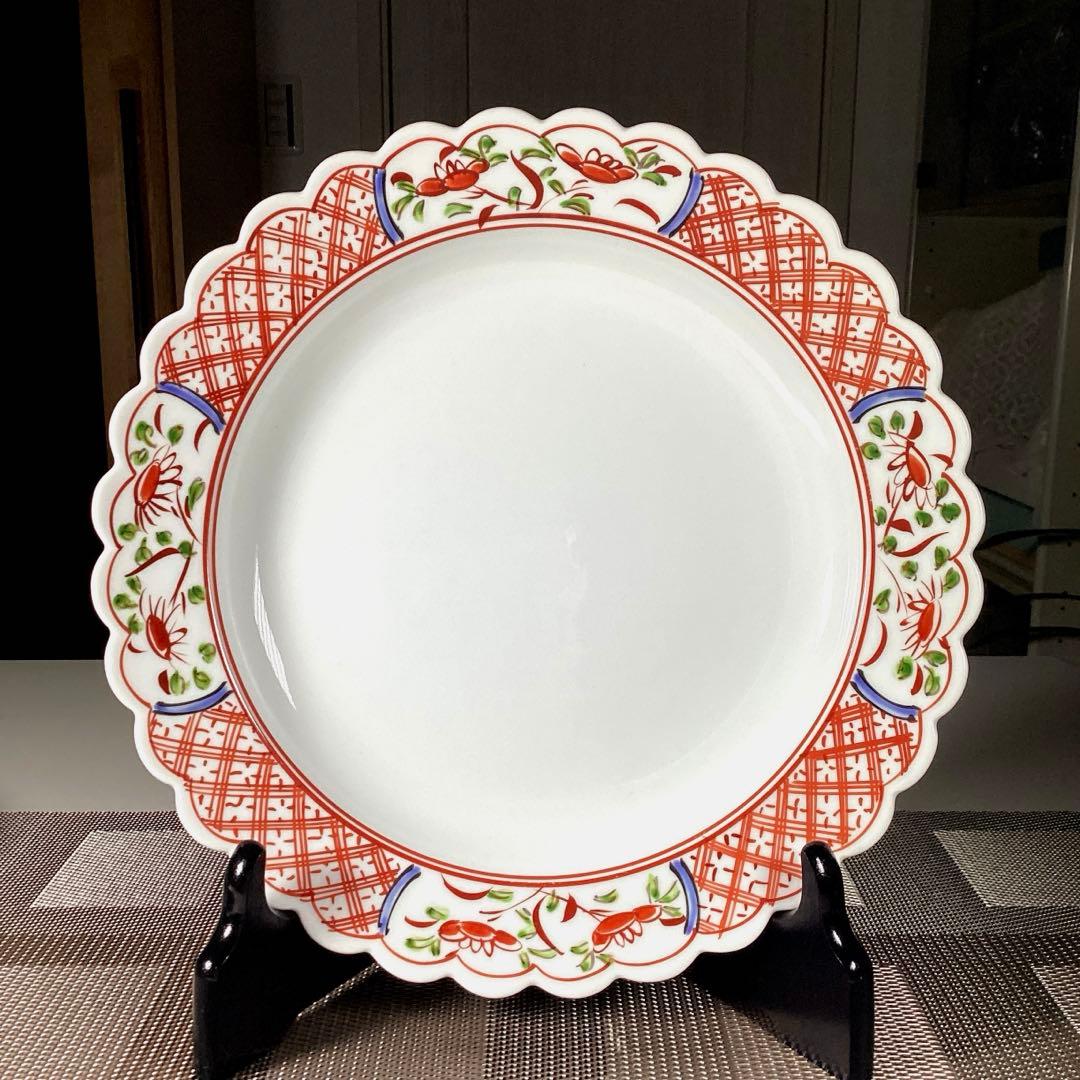 『フォロうー特価』　賞美堂　× 観山　赤須　脚付　大皿　取皿　5枚