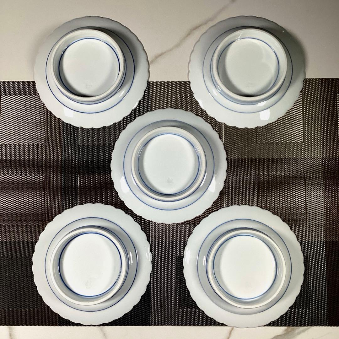 『フォロうー特価』　賞美堂　× 観山　赤須　脚付　大皿　取皿　5枚