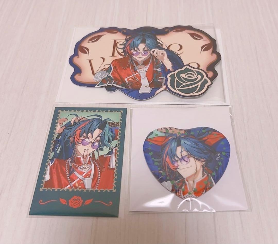 にじさんじ Rose Valentine 魁星 ハート型缶バッジ チェキ 特典 - メルカリ
