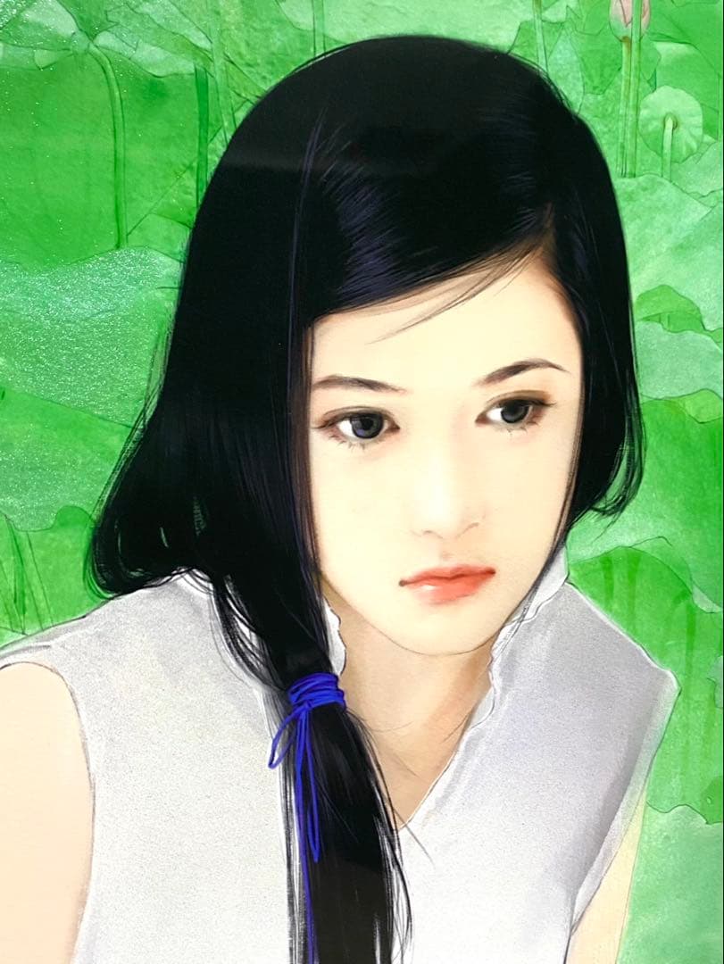 ジクレ+手彩 平凡・陳淑芬 直筆サイン ピンファン チェン・シュウ