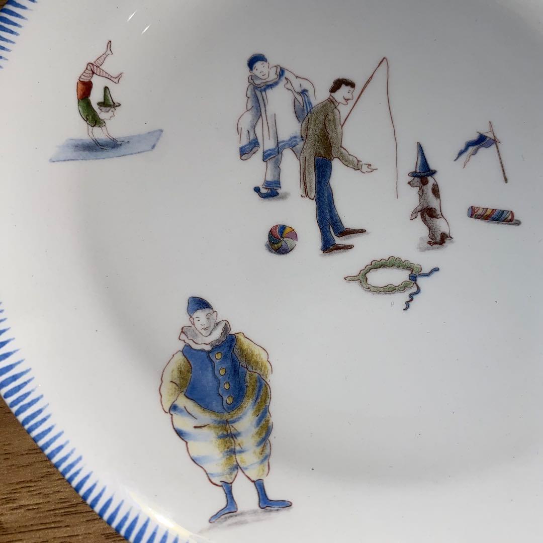 ジアン サーカスプレート。フランス高級食器 。Gienレトロ食器 - メルカリ