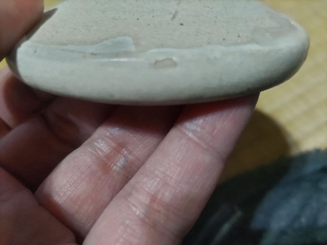 磁州窯（鉅鹿手）無地 白釉 厚縁 小皿 平盃（9.5㎝） - メルカリ