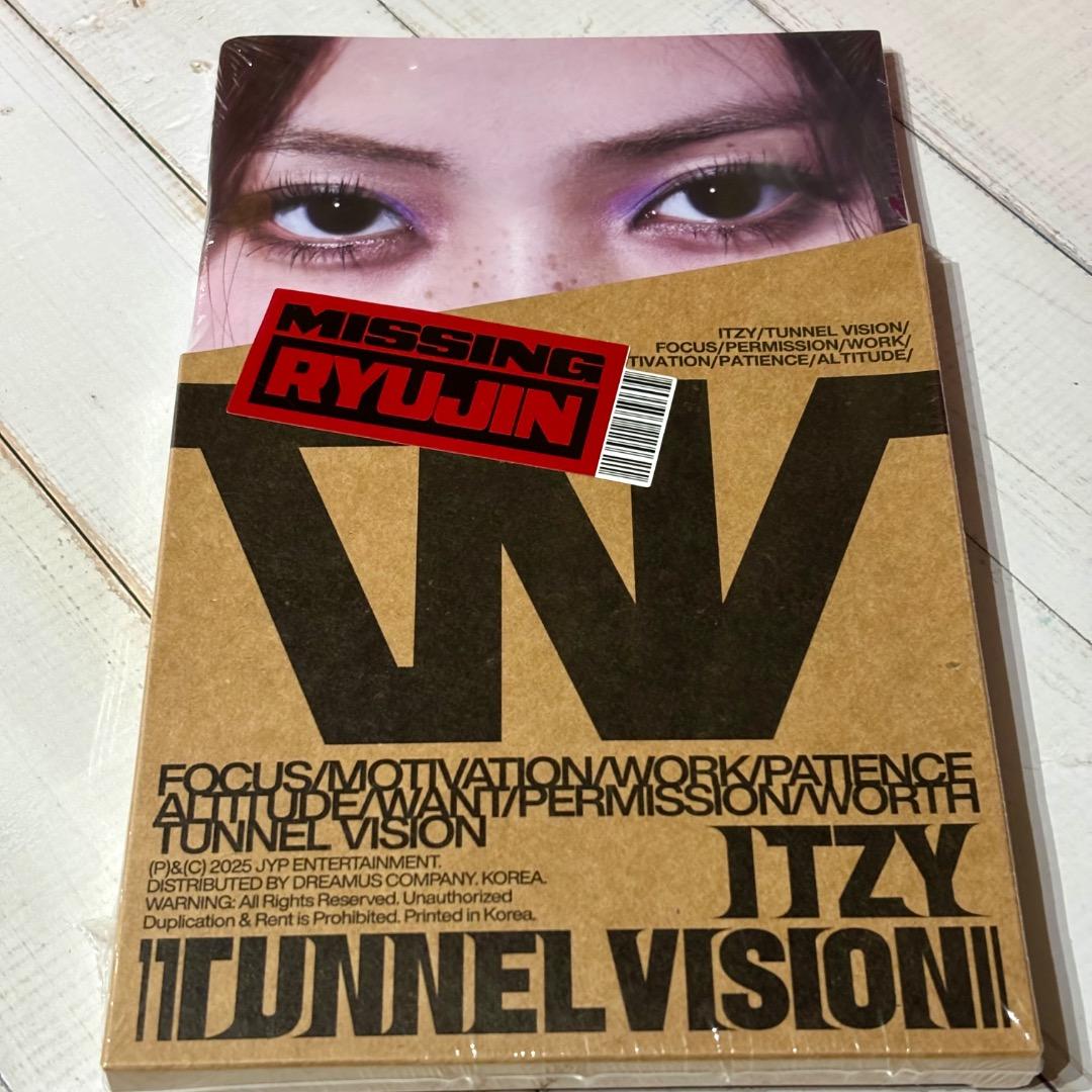 ITZY TUNNEL VISION アルバム 未開封 リュジン member - メルカリ