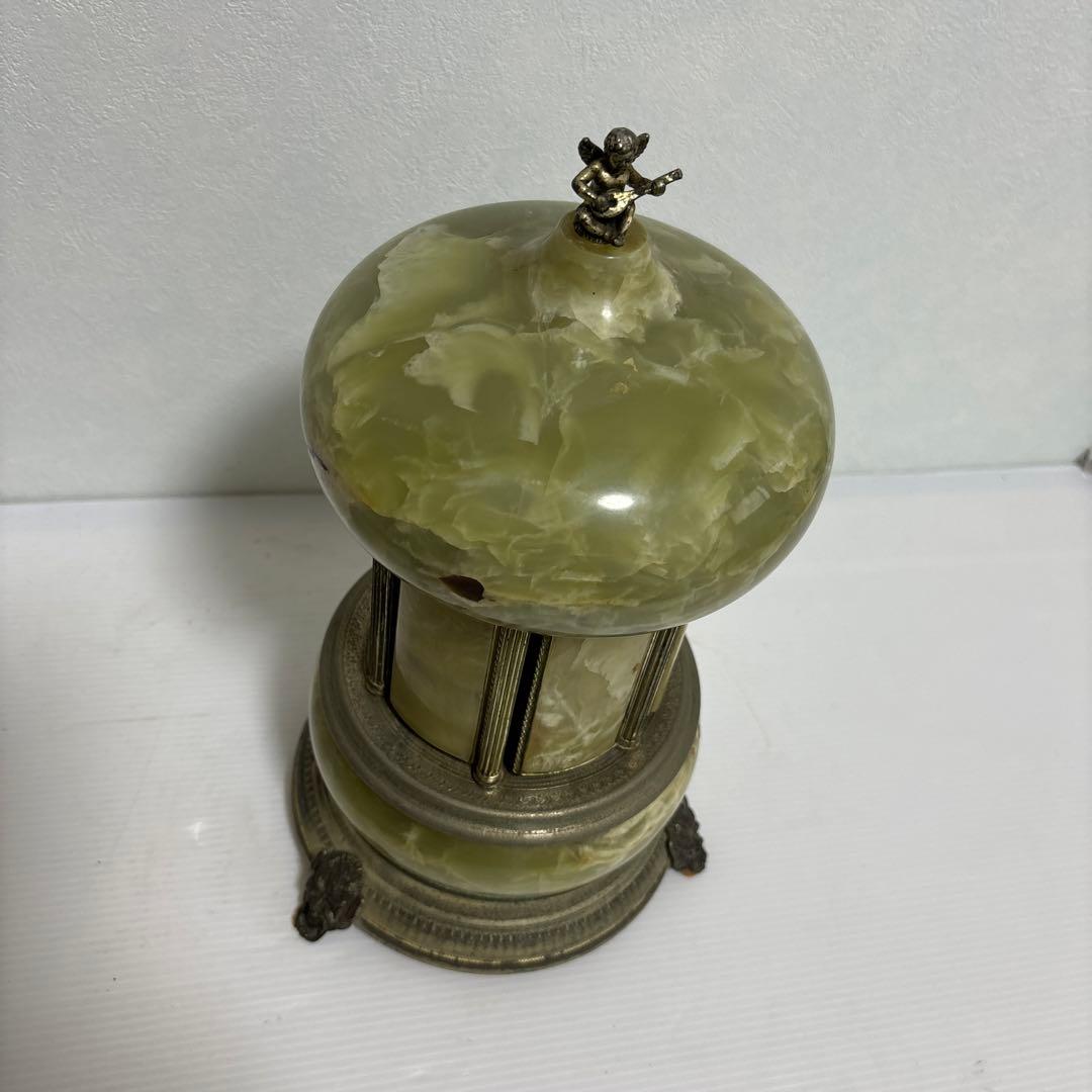 レトロ ヴィンテージ REUGE リュージュ からくりオルゴール 葉巻ケース