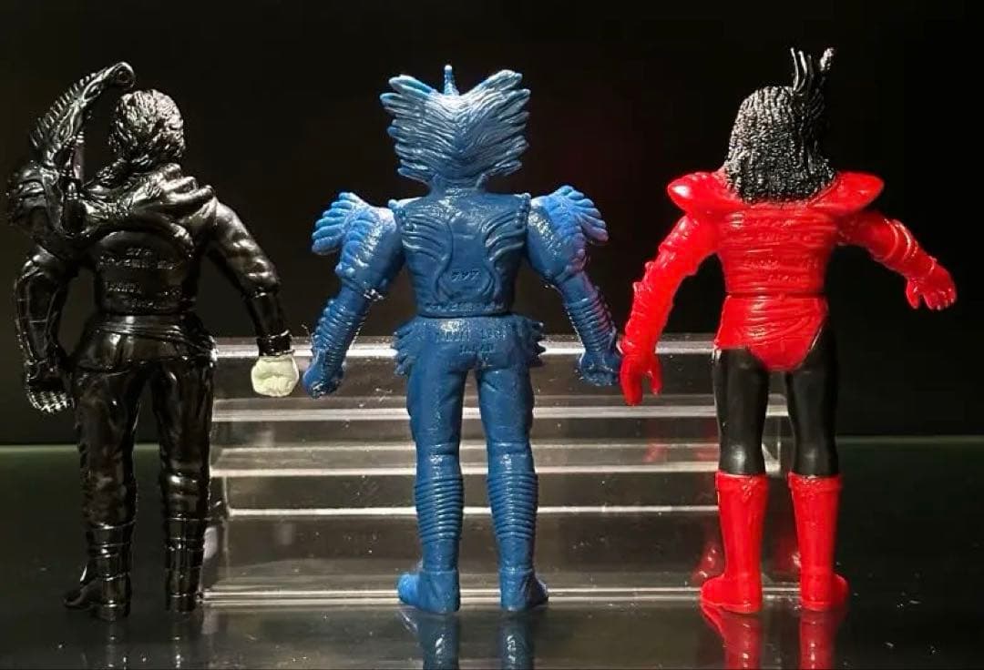 超獣戦隊ライブマン敵組織ソフビ3体セット - メルカリ