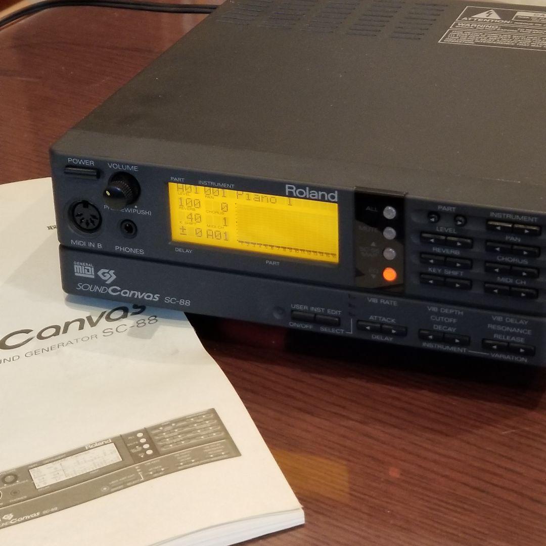 Roland SC-88☆音源モジュール☆ジャンク扱い Roland ローランド SC