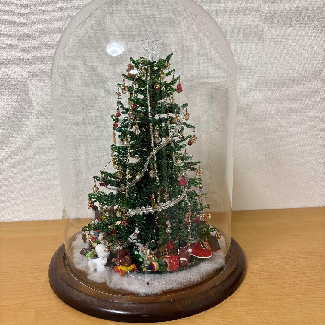 【ちゃんとも】ビーズクリスマスツリー 15cm]ビーズクリスマスツリー - white fairy | minne byGMOペパボ 国内