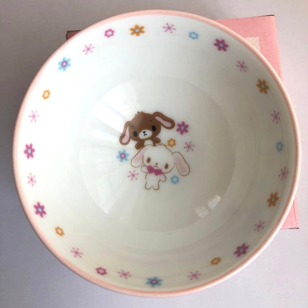 激レア！！サンリオ シュガーバニーズ お茶碗 しろうさ くろうさ 平成
