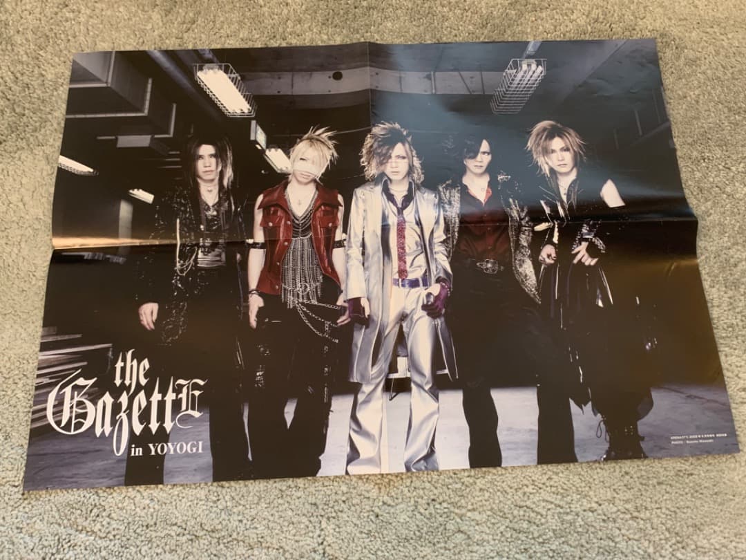 The GazettE ガゼット ポスター 8枚セット SHOXXなど - メルカリ