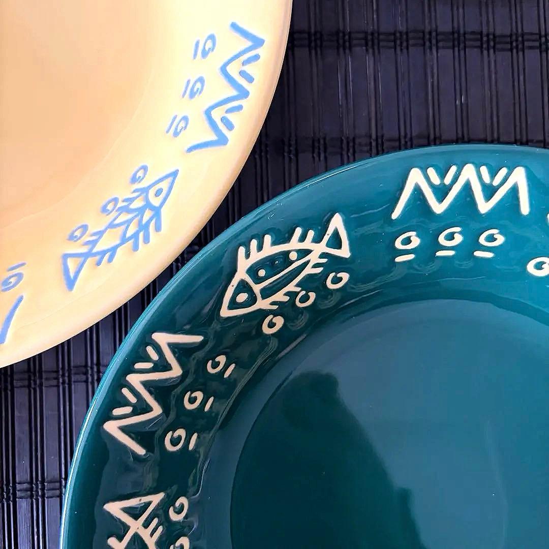 未使用保管品】【藤井風】魚柄ミッチャム カレー皿 パスタ皿 5色