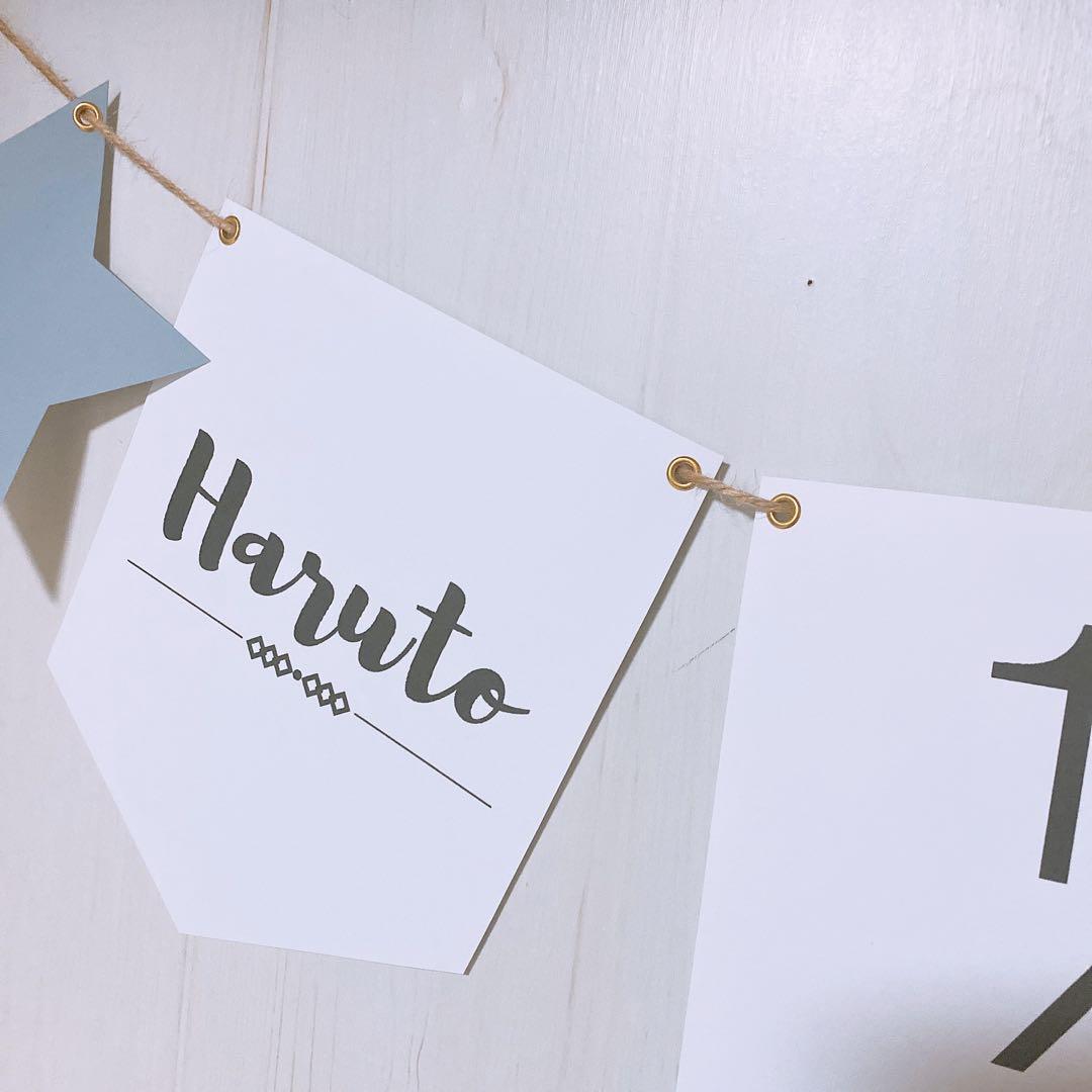 誕生日ガーランド バースデーガーランド タペストリー ハーフ