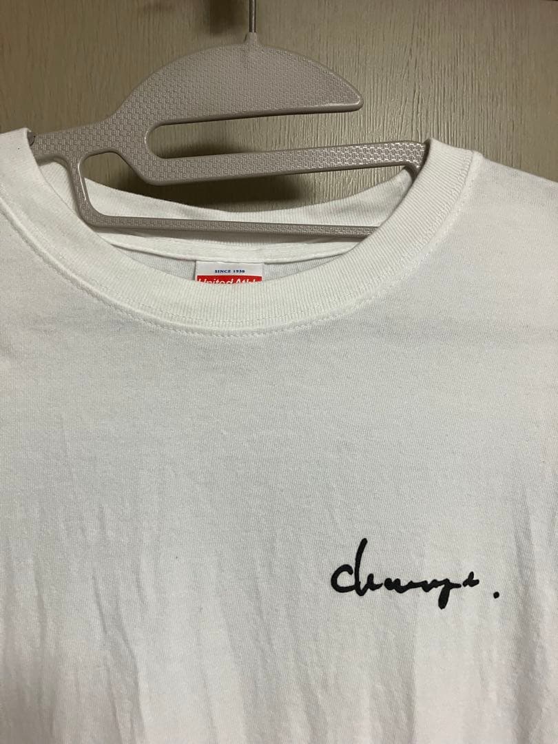 美品☆希少☆チバユウスケ 横山健 コラボフォト ロンTシャツ M