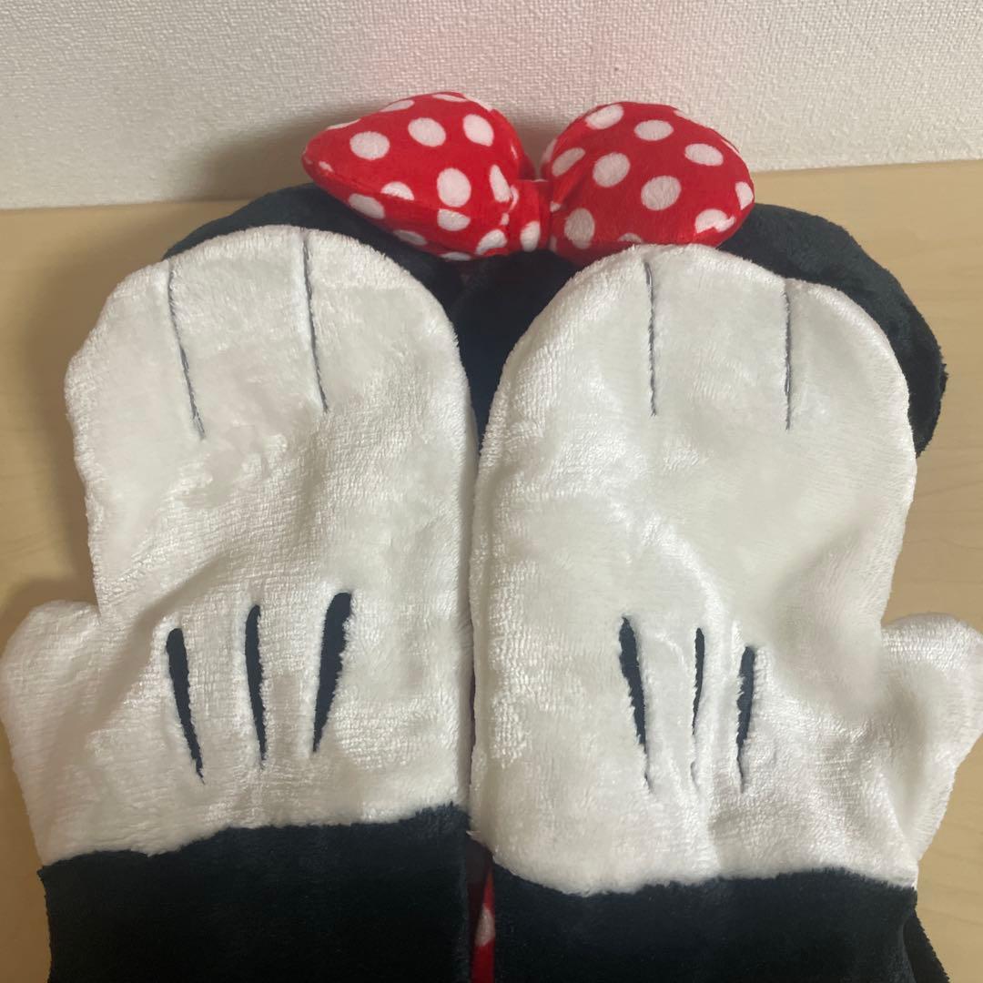 ミニーマウス 手袋付き帽子 東京ディズニーリゾート ミニーファン