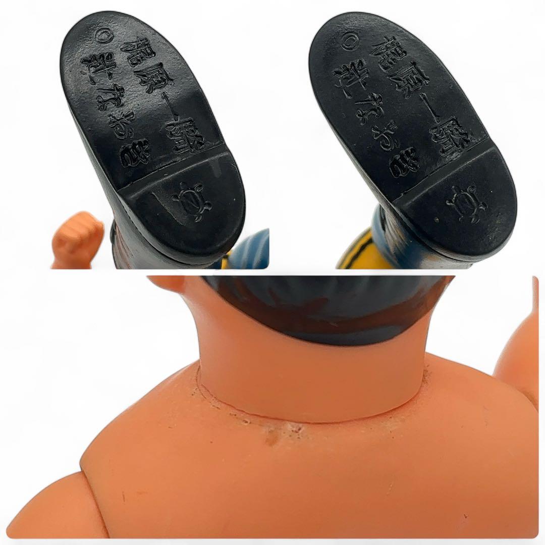 美品 中嶋製作所 タイガーマスク 面取れ スタンダードサイズ ソフビ