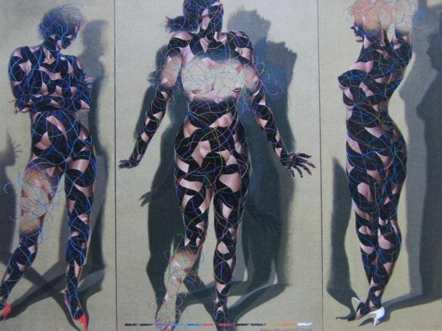 櫻井晨正、TRE NUDE（慮・勢・展）、希少な画集より、新品高級額