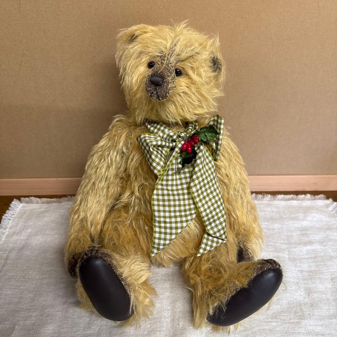 梶原晴美　テディベア　オルゴール　美品