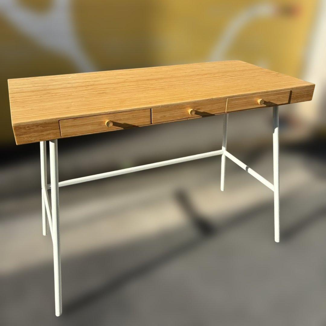 ◇引き出し付きデスク IKEA　リルオ－センLILLÅSEN LILLÅSEN リルオーセン デスク, 竹, 102x49 cm - IKEA