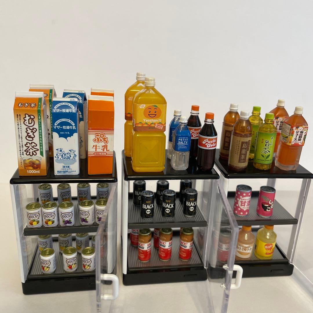 リーメント ぷちサンプル ミニチュア○本日開店コンビニ & ドリンク50