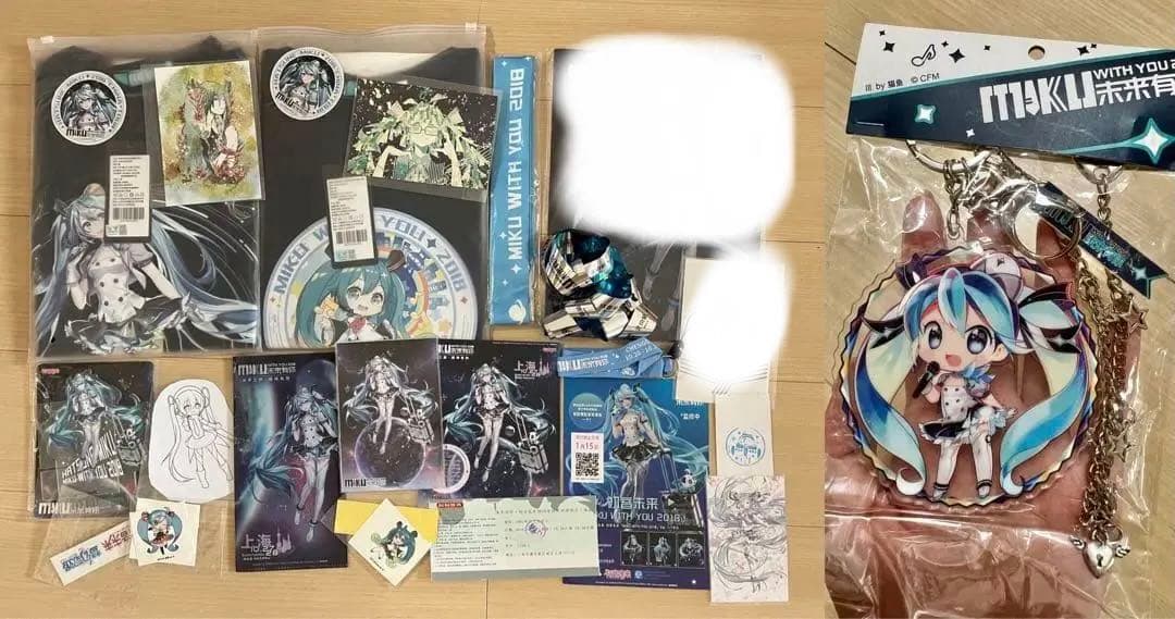 初音ミク miku with you 2018 海外　中国　上海　グッズセット 初音ミク「MIKU WITH YOU 2018」Ver. 1/7スケールフィギュア