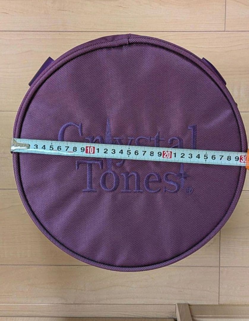 CrystalTonesクリスタルボウル8モルガナイトパラジウムD+10ケース付