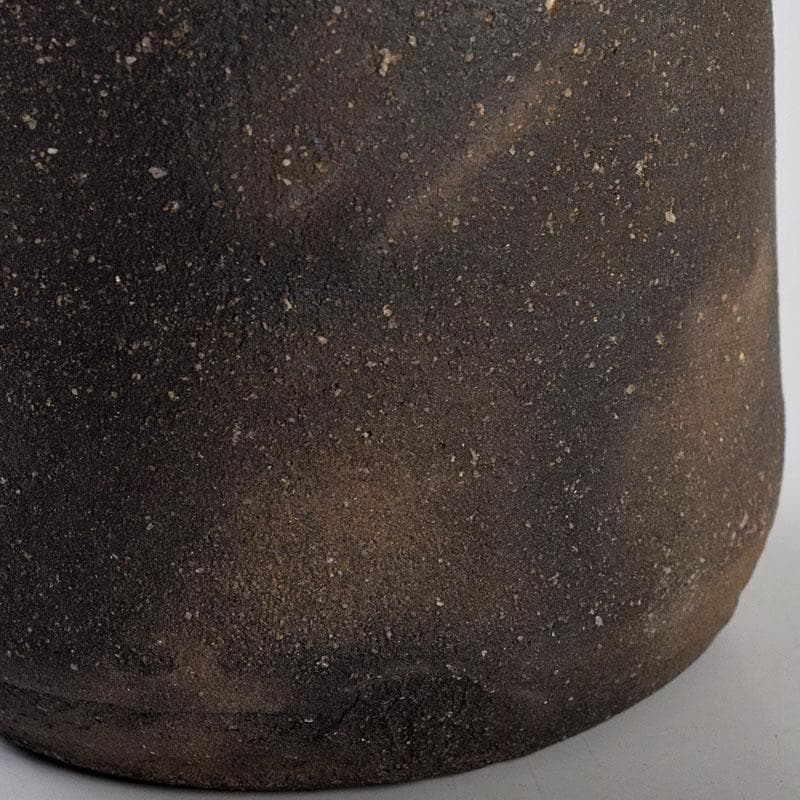 茶道具 唐津焼 四代 中野陶痴造 焼締茶入 仕覆付 共箱 V 8892 - メルカリ