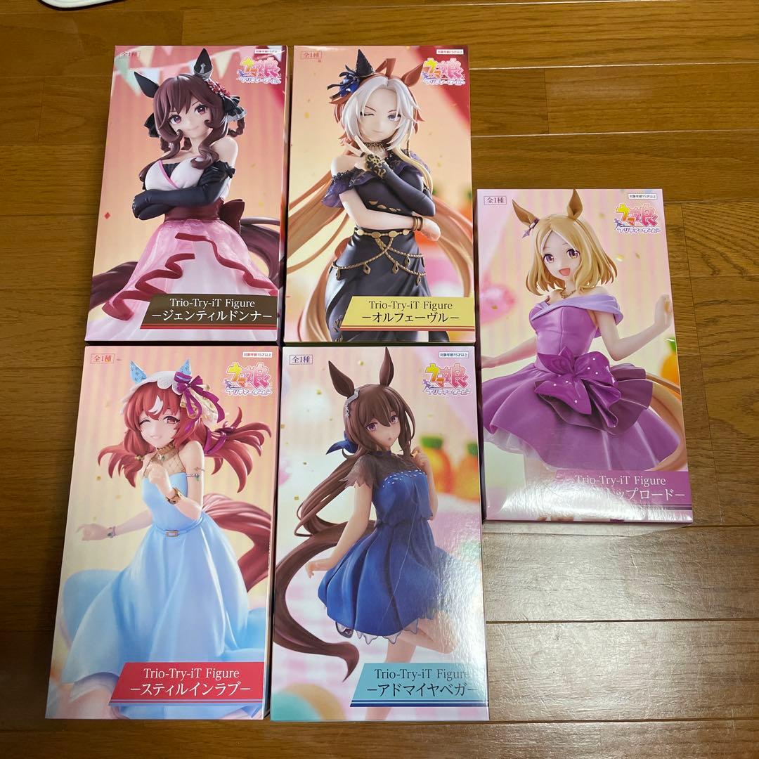 ウマ娘　ラウンド1 限定　Trio-Try IT Figure 5体セット ウマ娘 プリティーダービー Trio-Try-iT Figure オルフェーヴル ジェン