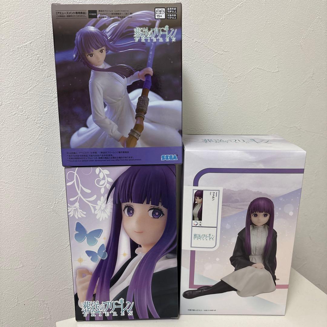 葬送のフリーレン フェルン フィギュア3点まとめ売り - メルカリ