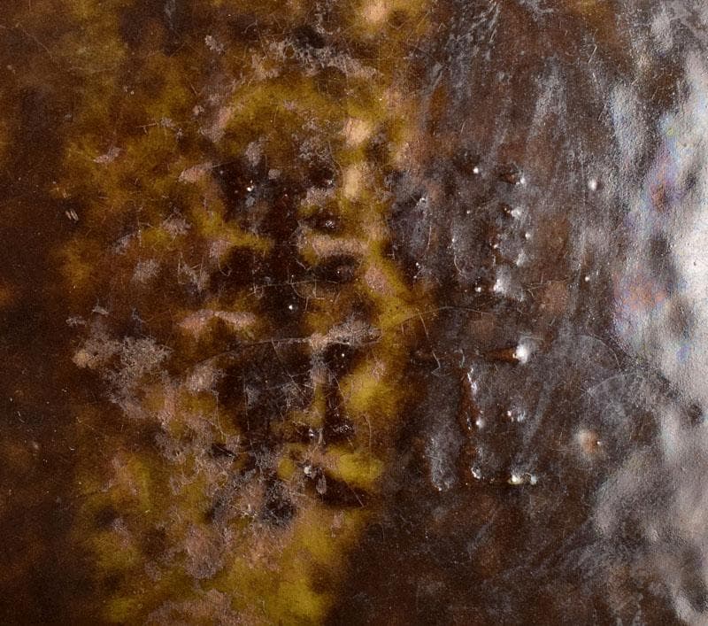 中国 雍正年製款 茶葉末釉 窯変瓶 唐木台・時代箱付 G R4191B - メルカリ