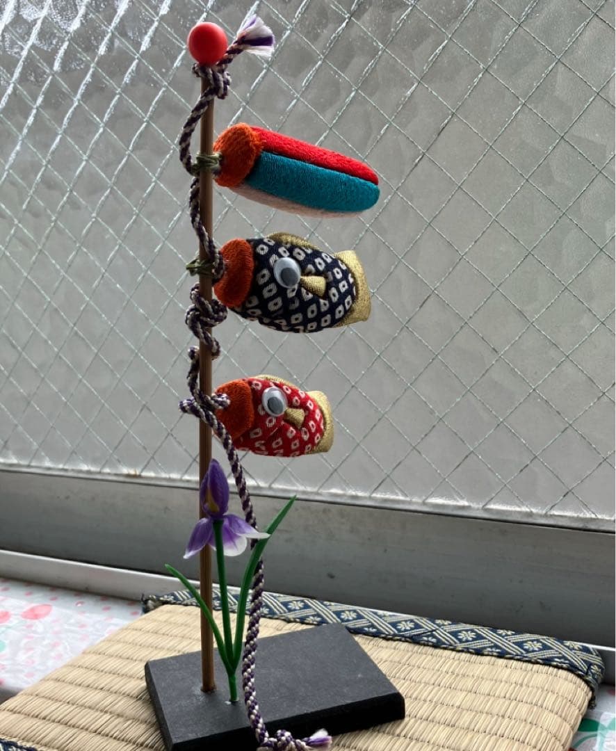 こいのぼりの置物 5月人形 鯉のぼり 置物 日本製 親子鯉のぼり 陶器 国産 こいのぼり