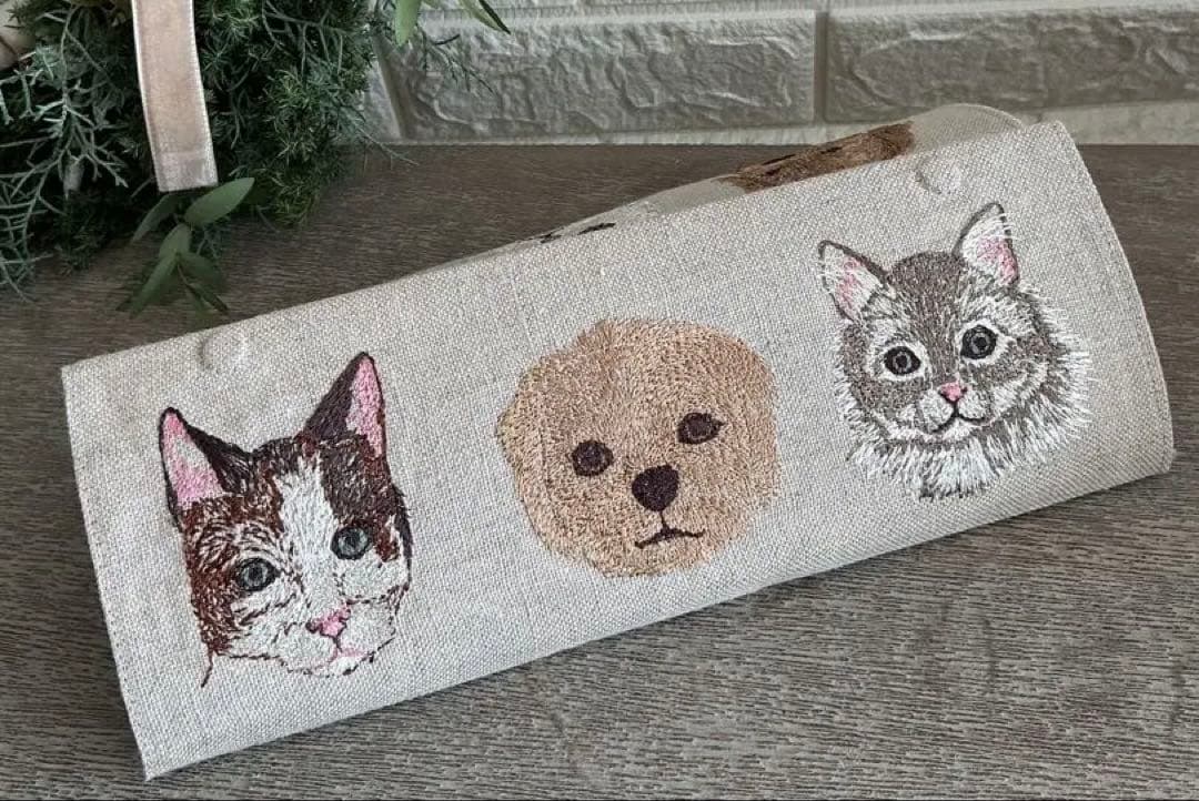 コーラル&タスク Coral&Task 刺繍ティッシュボックスの通販はau PAY