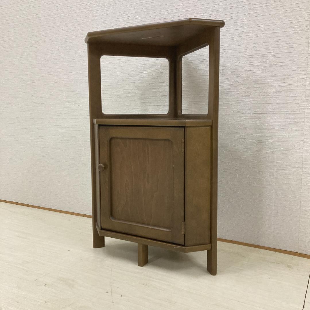 【カリモク】コーナーキャビネット　ラック　棚　収納　木製 GMIK100○karimoku / カリモク コーナーキャビネット 飾り棚 収納家具