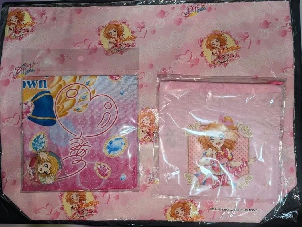 大空あかり　トートバッグ　巾着袋　ハンカチセット　オフィシャルショップ　未開封 大空あかり トートバッグ 巾着袋 ハンカチセット オフィシャルショップ