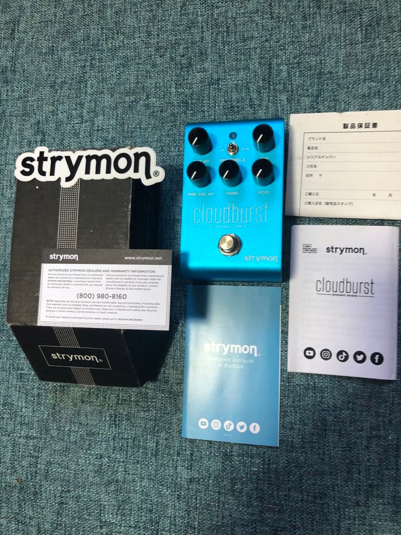 strymon cloudburst ギターエフェクター Strymon Cloudburst Ambient Reverb Compact Effect Pedal