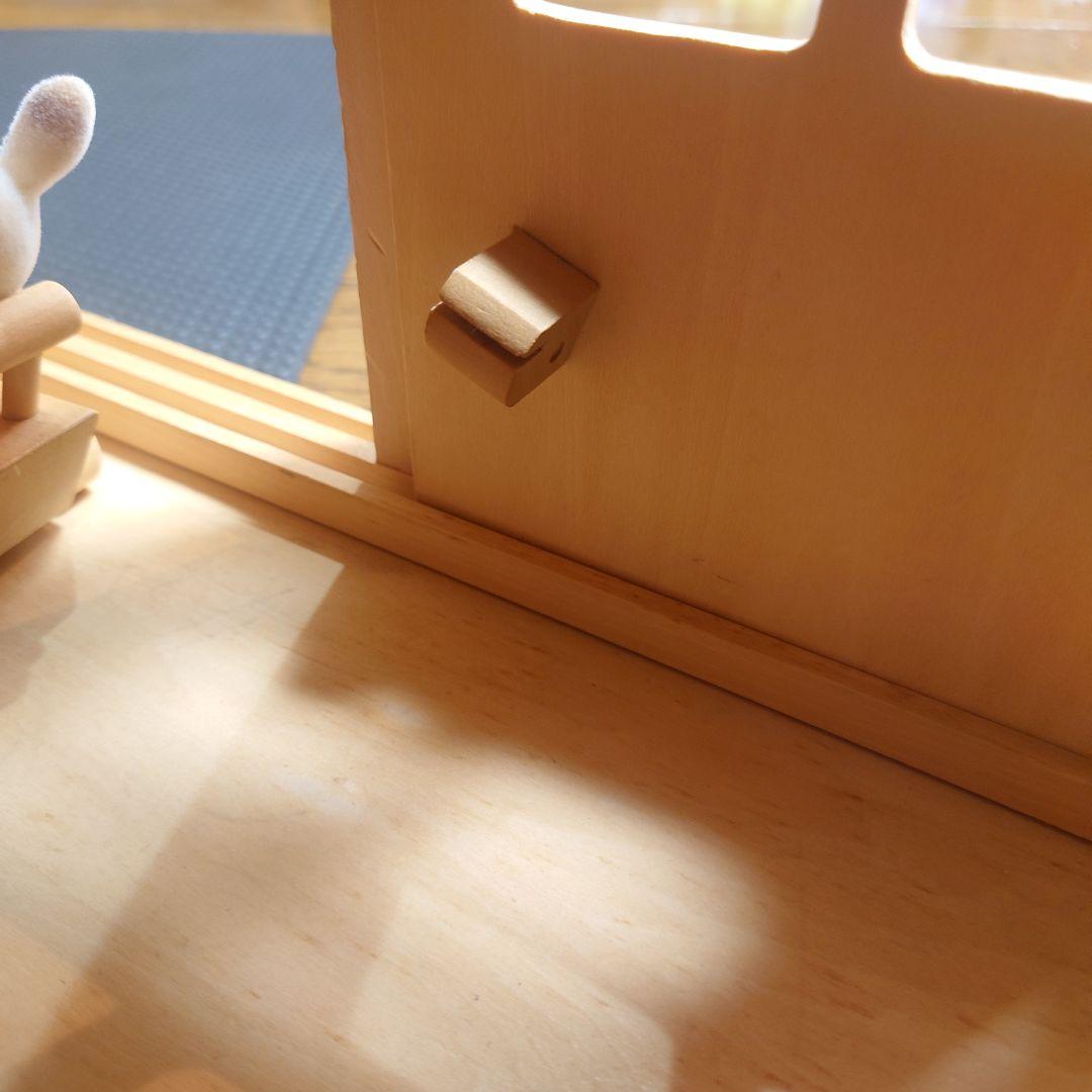 05】ボーネルンド 廃盤 貴重 大きな 白木のドールハウス ボーネルンド