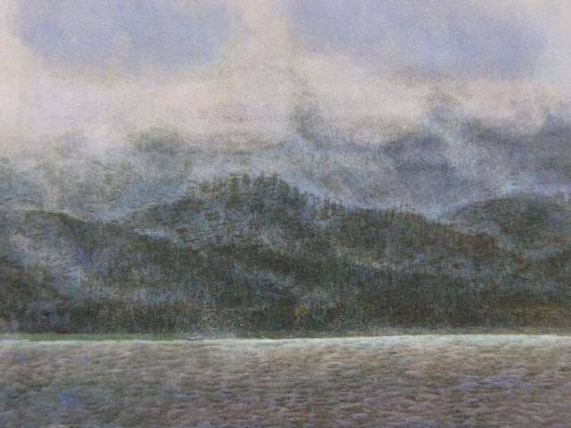 樋口辰志、【くも】、希少な額装用画集画、新品高級額 額装付、状態良好