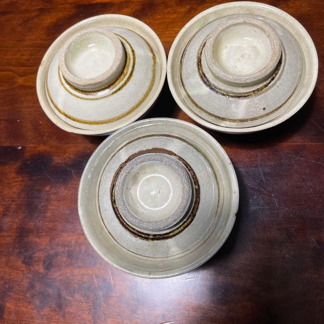 出西窯の陶器製飯碗3個セット 出西窯 飯碗 小 黒下焼締め – canosa