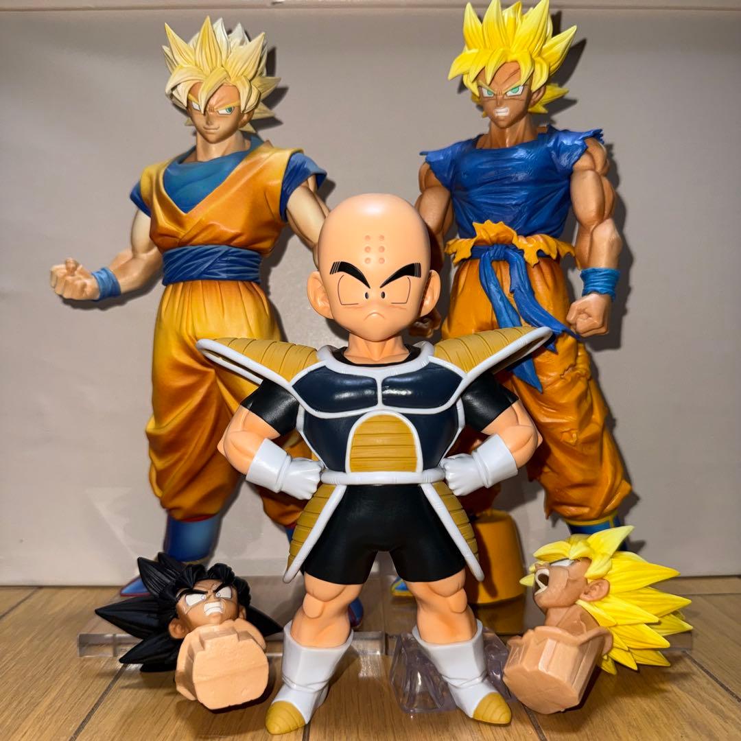 一番くじ ドラゴンボール 超サイヤ人孫悟空ラストワン、クリリン、MSP悟空、3体 クリリンのことか超サイヤ人孫悟空レビュー】一番くじ DRAGON BALL