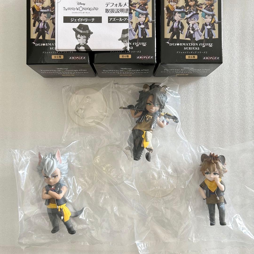 ツイステ デフォルメフィギュア レオナ ラギー ジャック サバナクロー